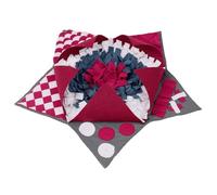 BELLIFFY Pentagram Pet Snuffle Mat Interactive Slow Feeding Blanket for Dogs Engaging Puzzle Toy to Curiosity and Sense of Smell Easy to Clean for Mental and Physical Activity