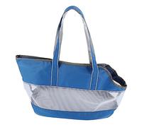 BELLIFFY Pet Carrier Bag Breathable Nylon Cat Carrying Pouch for Outdoor Use for Travel Hiking and Camping Safety Buckles and Mesh Design Large Sky