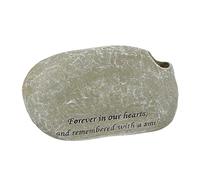 BELLIFFY Pet Memorial Stone Decoration for Dogs and Cats Grave Marker Photo Insert Material for Use Heartfelt Tribute for Garden Home