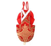 BELLIFFY Pet Parrot Flying Suit Diaper Red Cockatiel Parakeet Clothes Soft Comfortable Bird Pants for Easy Wear Prevents Xs