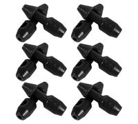 BELLIFFY Plastic Band Wishbones Inserts for Spearfishing Tackle Tool Accessory 12pcs Black, Quick Installation and Easy Maintenance for Diving and Underwater Fishing Equipment