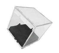 BELLIFFY Plastic Display Case Softball Display Holder Square Box Stand for Baseball Golf Tennis Pong Balls