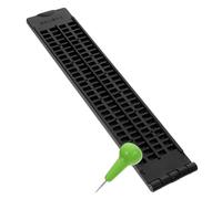 BELLIFFY Portable Braille Writing Board with 4 Lines and 28 Cells, Lightweight and Engraved Braille Symbols, School Season Decor for Blind Training Institutions and Homes