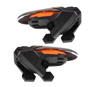 BELLIFFY Professional Six-finger Gaming Controller Trigger for Mobile Phones with Auxiliary Press Button and Sensitive Joystick Gamepad Enhanced Shooting Stability and Rapid Response Game