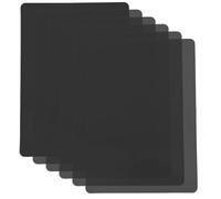 BELLIFFY PVC Plastic Price Tags 6Pcs Double Side A6 Size Waterproof Reusable Shelf Label Holders for Office and Retail Dry Erase Writable Surface