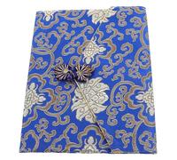 BELLIFFY Rectangular Quran Cover Case Brocade Zipper Pouch for Small Scripture Storage and Jewelry Organizer, Chinese Style Embroidered Cloth Bag for Women’s Travel and Use