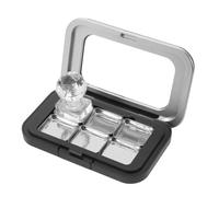 BELLIFFY Refillable Empty Eyeshadow Palette with Magnetic Closure, Compact and Lightweight Plastic Makeup Case for DIY Blush and Eyeshadow, for Makeup Routine and Touchups