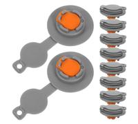 BELLIFFY Replacement Inflation Valve Nozzles Rapid Inflation and Quick Inflate Deflate Valve 10pcs Tpu Material for Camping Air Mattress and Inflatable Ring Float for Travel and Outdoor