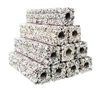 BELLIFFY Reusable Aquarium Filter Media Efficiently Purifies and Softens Water 10pcs Made of Synthetic Material for Fish Filtration for Fish and Pond Use