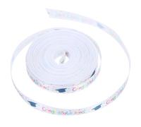 BELLIFFY Ribbon Printing Polyester Elegant Graduation for 2025 Multipurpose Use with Foil Wrapping Time for School Parties and Proms for Gift