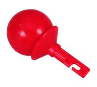 BELLIFFY Rotating Hook Type Cane Tip for Blind Walking Sticks Red Rolling Ball Head Accessory Enhancing Safety and Mobility for Visually Impaired Users
