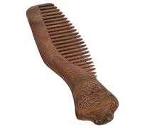 BELLIFFY Sandalwood Hair Comb Anti-static Carved Hairdressing Tool for Women Scalp Massage Comb for Hair Care Portable for Travel for Valentine Day and Anniversaries
