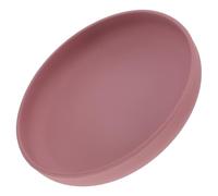 BELLIFFY Silicone Scoop Dish with Suction Base for Elderly and Disabled Spill Self Feeding Plate Pink Easy to Clean Secure Spill Bowl for Independent Eating for Home Nursing Facilities and