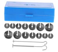 BELLIFFY Slotted Mass with Hangers for Physics Experiments Polished Metal Weights for Balance and Force Demonstrations Precise Machined Slotted Weights for Laboratory Use in High School