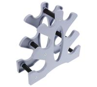 BELLIFFY Small Dumbbell Rack with Multitiered Shelves and Abs Material, Vertical Weight Stand for Dumbbells Offering Stability and Effortless Organisation, Gym Storage Organizer for Home