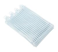 BELLIFFY Small Hamster Playpen Panels 12pcs Set White Plastic Indoor Pet Safety Fence for Small Animals Hamsters Protection Enclosure