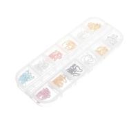 BELLIFFY Small Metal Chains for Nail Art 12 Styles DIY Nail Chain Strips in Assorted Silver and Gold Colors for Manicure Decoration Kits and Jewelry Making Supplies Random Color