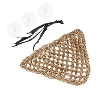 BELLIFFY Small Seaweed Reptile Hammock Bed Hanging Triangle Lizard Lounger Pet Supply for Green Iguanas and Small Lizards