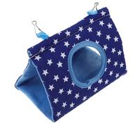 BELLIFFY Soft Plush Parrot Hammock Bird Nest Hanging Bed for Small Birds Thickened Warm Pet Tent for Winter Comfortable Cage Accessory for Parakeet Canary Budgie and Lark