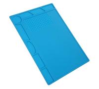 BELLIFFY Soldering Mat Heat Pad for Workbench Insulated Soldering Mat for Computer Efficient Parts Organization Damage Prevention