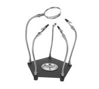 BELLIFFY Soldering Tool Helping Hand with Flexible Clamp for Precise PCB Board Repair and Welding Station Support High-Definition View Aid for Efficient Electronic Circuit Soldering