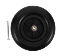 BELLIFFY Solid Tire Wheelchair Replacement Wheels with Anti-Slip PU Caster Bearings PVC Front Tires for Electric Wheelchairs and Walkers Vibration Reduction and Blowout Prevention