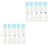 BELLIFFY Sponge Bottle Applicator 20 Pcs Sponge Head Liquid Bottle Laundry Dispenser Liquid Travel Containers Sponge Head Applicator Bottle Flat Bottles Travel Makeup Bottle Grog Squeezer Plastic