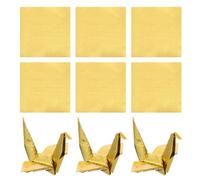 BELLIFFY Square Origami Paper 100 Sheets Single-Sided Pearlescent Folding Paper for DIY Handmade Crafts Kids and Adults Creative Art Projects Individual Packaging