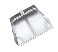 BELLIFFY Stainless Steel Mini Dustpan for Kitchen Cleaning Compact Desktop Garbage Collector with Material Smooth Tapered Ramp for Easy Pickup Space-Saving Design for Home Use