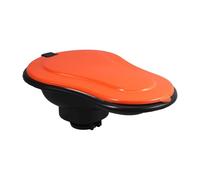 BELLIFFY Temporary Portable Bedpan and Urinal for Men and Women, Spill-Proof Orange Construction Squat Toilet, Lightweight Medical Aid for Camping, Emergency, and Elderly Use