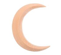 BELLIFFY Traditional Chinese Hairpin Moon Shape Hair Stick Wooden Chopsticks for Hair Stylize in Seconds Smooth Edge Design