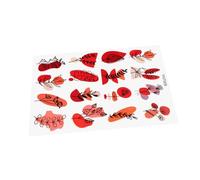 BELLIFFY Transfer Paper for Polymer Clay with Cold Transfer Printing Technology Easy to Dry Includes Flower and Plant Stickers and Painting Projects