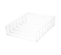 BELLIFFY Transparent Eyeshadow Palettes Organizer Container with Compartment Design Wear-resistant Makeup Palettes Holder for Cosmetic Storage Vanity Dressing Table Space-saving Beauty