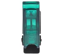 BELLIFFY Transparent Green Toggle Switch Cover Protective Plastic Guard for Automotive Light Switches Easy Installation Safety Enhancement for Electronic Devices and Home Use