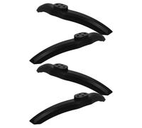 BELLIFFY Tv Stand Legs Replacement Pp Material Black 4pcs with Screws Kit with Double Pedestal Design, Space Saving and Easy Installation for 43-50 Inch Televisions and Projectors