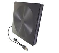 BELLIFFY Typec External Optical Drive Multifunctional Dvd CD Burner Portable USB External Disc Reader for Laptop Desktop Ultra-thin Shockproof Low Noise Black
