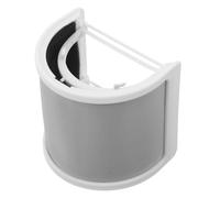 BELLIFFY U-shaped Microphone Pop Filter Cover Metal Mesh Windshield Mask Anti-vibration Windscreen for Audio Recording Easy Installation Breath Noise Reduction Compatible with Various