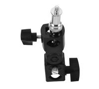 BELLIFFY Umbrella Flash Adapter with Adjustable Tilt for Studio Lighting Compact Tripod Hot Shoe Mount Bracket Photography Lamp Holder for DSLR Outdoor Portraits and Product Shoots