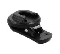 BELLIFFY Universal CB Radio Mic Hanger with Back Clip Round Knob Mount Easy Setup Secure Mounting for Trucks Cars and RVs Interior Accessories