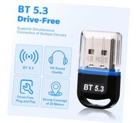 BELLIFFY Usb Audio Adapter Receiver Wireless Dongle for Laptop Desktop Ultra-compact Design Steady Transmission Wide Compatibility for Speakers Headsets