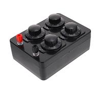 BELLIFFY Variable Resistance Box Ohm Plastic Resistor Substitution Teaching Instrument for Physics Electrical Experiments Laboratory and School Use
