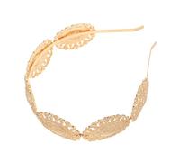BELLIFFY Vintage Boho Metal Headband for Women Elegant Hollow Oval Hair Crown with Intricate Carved Design Comfortable Retro Hairband for Weddings Parties and Hippie Accessories
