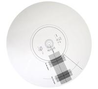 BELLIFFY Vinyl Record Calibration Plate Anti-slip Distance Gauge Ruler Dual-sided Turntable Pickup Calibration Protractor Adjustment Tool for Precise Needle Angle Alignment