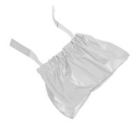 BELLIFFY Waterproof Pet Shower Hat for Dogs and Cats, Reusable Bath Ear Cover with Silver Waterproof Material, Medium Size Bathing Hat Suitable for Pet Grooming and Bathroom Use