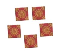 BELLIFFY Wine Red Wedding Banquet Napkins 100pcs Disposable Two-Layer Paper Serviettes 33x33cm for Wedding Dinner and Party Use