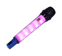 BELLIFFY Wireless Microphone Handheld with Gradient Rgb Light for Singing Portable Karaoke Mic for Home Ktv Live Broadcast and Mobile Phone Use User-friendly Controls and Wireless