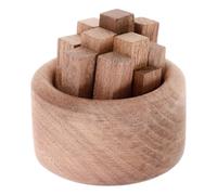 BELLIFFY Wood Aroma Essential Oil Diffuser with Desktop Incense, Black Walnut Woodpile Design, Home and Office Decor Diffuser for Living Room and Bedroom, Aromatherapy Ornament for Domestic Use