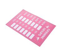 BELLIFFY Writable Adhesive Business Hours Sign Thickened Uv Resistant Opening Hours Sticker for Bank Store Office, Rewritable Anti-fade Label Strong Back Glue Random Style