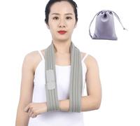 Belligern Arm Sling, Adjustable Shoulder Sling, Arm Sling for Shoulder Injury, Breathable Shoulder Support for Wrist Fracture,Shoulder Injury,Elbow,Wrist, Arm Support for Men Women with Storage Bag