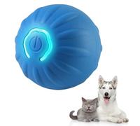 Belligern Interactive Dog Ball,Moving Dog Toy,Electric Dog Ball Toy,Environmentally Friendly Materials,Safe Chewing,Rechargeable Obstacle-avoiding Active Rolling for Energetic Play (Blue)